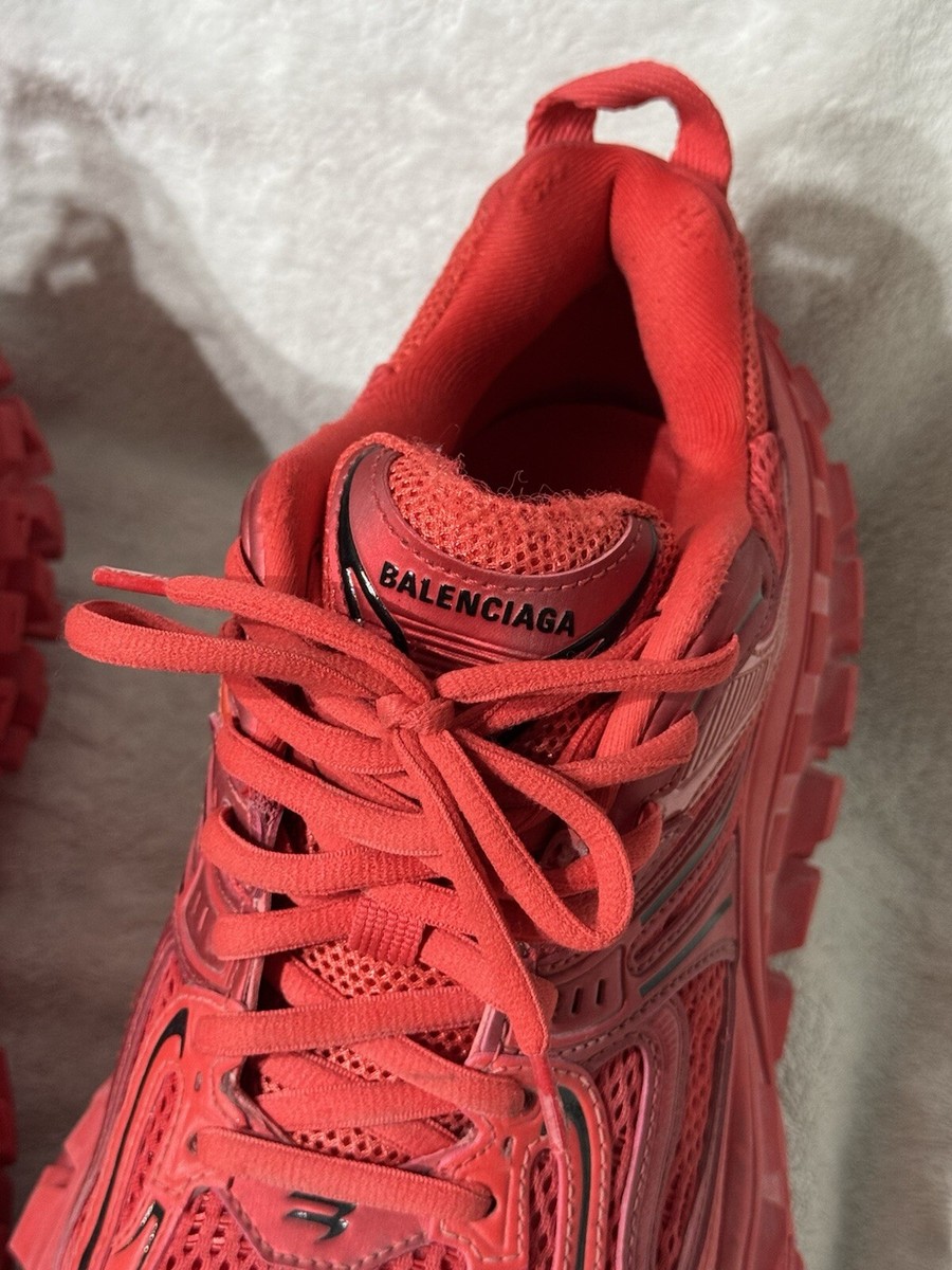 Balenciaga Bouncer Men's Sneakers Red Defender Size US 7/Eur Balenciaga Bouncer Men's Sneakers Red Defender Size US 7/Eur
