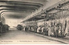 MIKIBP14-001- Morocco Casablanca Interior Of New Slaughterhouses