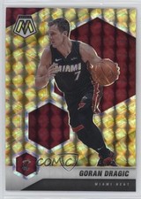 2020-21 Panini Mosaic Reactive Yellow Prizm Goran Dragic #36 w5c