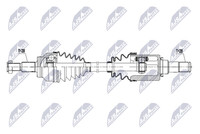 NTY Antriebswelle NPW-MZ-124 FüR Mazda BM BN