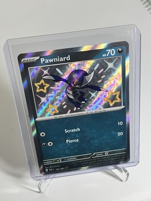 Pawniard Holo Mint Condition Paldean Fates SV185/091 Pokemon TCG NM Pack Fresh