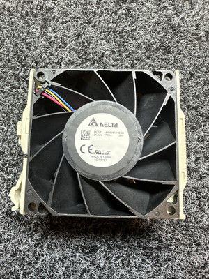 Delta PFM0812HE-01 8038 12V 7.00A Ultra Hi Speed Fan 16300 RPM (New Genuine)
