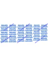 ALEZAN MODELS . DECALS . PHILIPS CAR RADIO 2 . BLUE . 1/43 /32/24/18 .