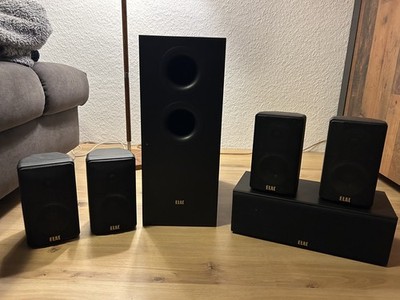 ELAC 5.1 Heimkinoanlage bestehend aus 2x dipol 40, 2x m sat 40, cm 60, Bass 2-60