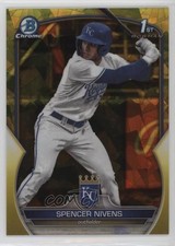 2023 Bowman Chrome Draft Sapphire Edition Yellow 61/75 Spencer Nivens 0r5k