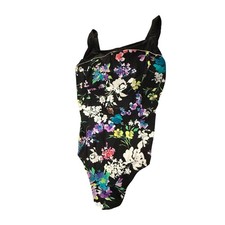 It Figures 22W Floral One Piece Swimsuit Tummy Control Plus Size Women's