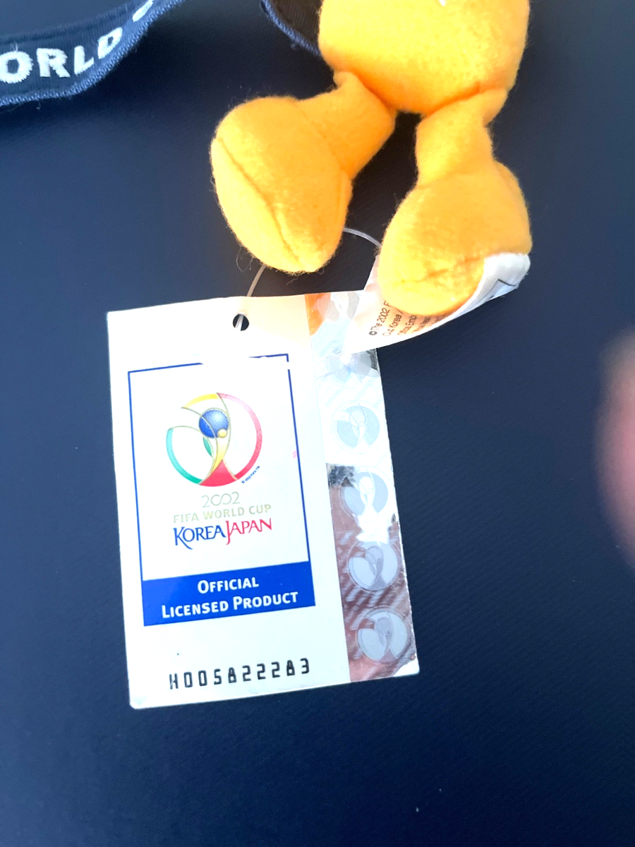 2002 FIFA World Cup Mascot Ato Korea Japan Spheriks 9” Orange