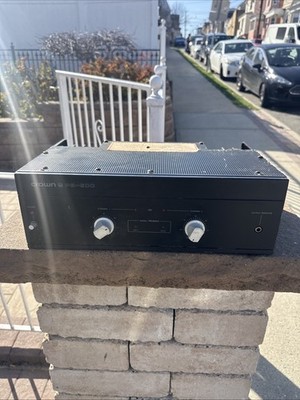 Crown PS-200 power amplifier Tested Works Has Some Cosmetic Issues