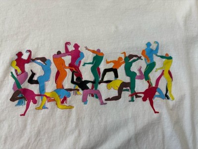 Bombas Pride T-Shirt - 2XL - Vogue Ballroom Design - Rainbow Collar - EXCLNT