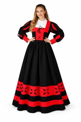 Cotton Landsknecht Gown & chemise  Renaissance Fair Dress,Medievals Clothing.