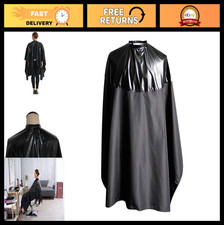 Professional Salon Haircut Cape - Chemical Resistant, 54"x62", Black Apron for H