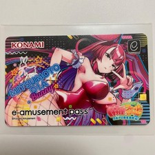 Konami e-AMUSEMENT PASS Card Mahjong Fight Girl Mitsumoto Dia Bunny amusement US