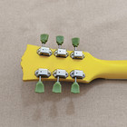 Old Aged  Electric Guitar Mahogany Body Rosewood Fretboard Dot Inlay In Yellow — photo 5