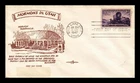 Dr Jim Stamps Utah Centennial First Day Cover 1947 Pent Arts Cachet