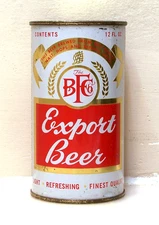 EXPORT flat top beer can from St. Charles MO