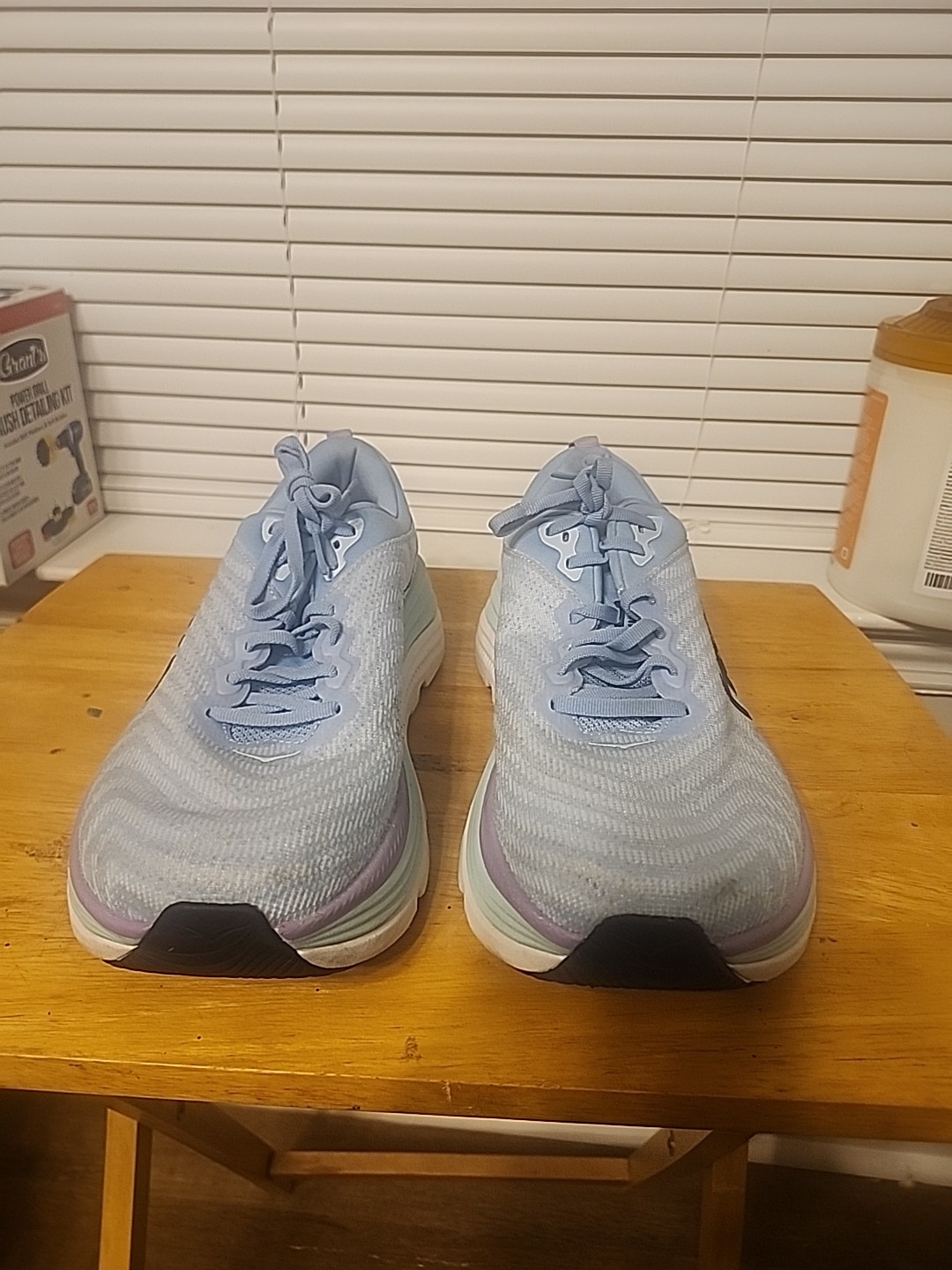 Hoka One One Womens Gaviota 5 1134235 ABSO Blue Running Shoes Sneakers Sz 10B 