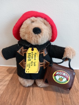 Vintage Limited Edition Marmite 5'' Paddington Bear With Suitcase And Tag 2008