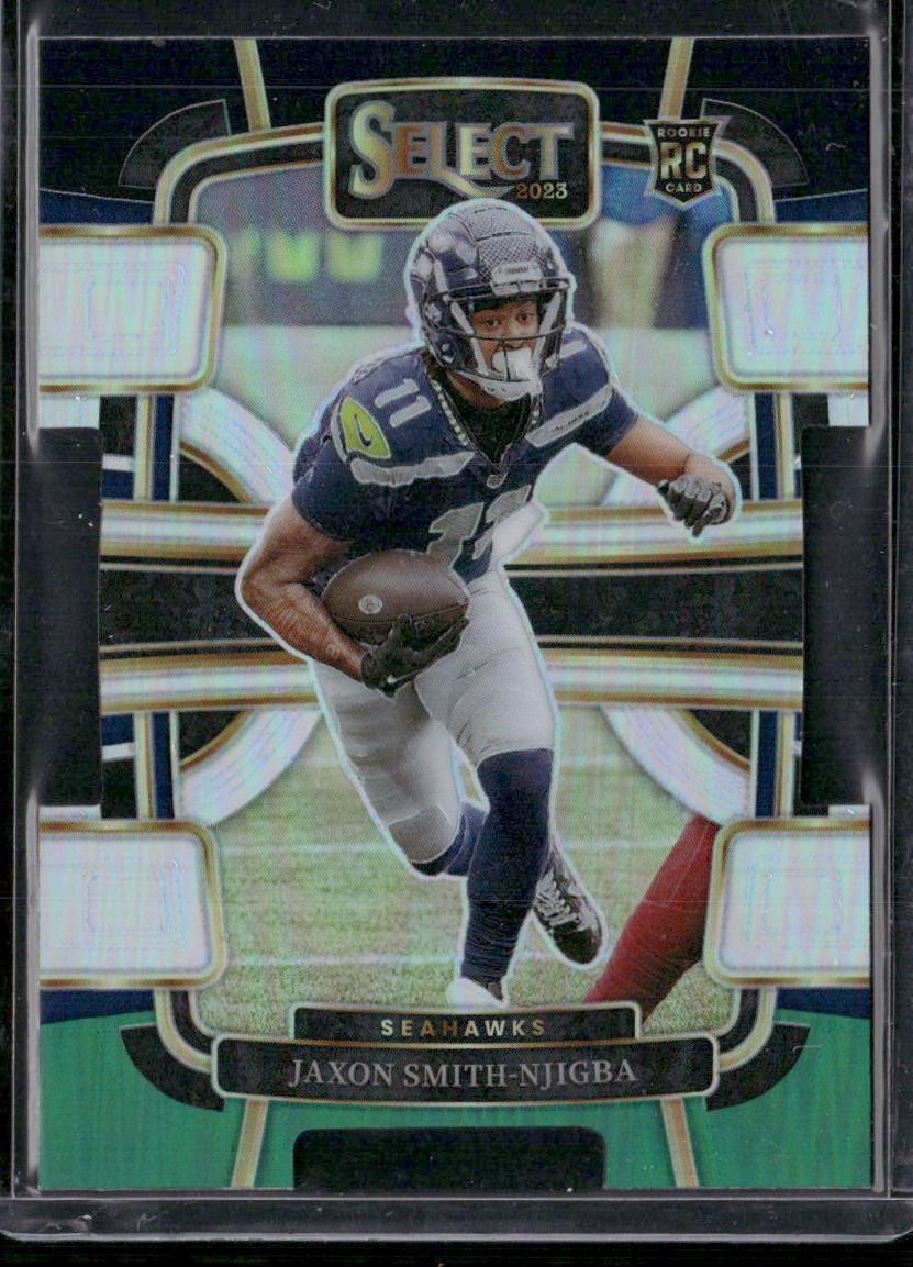 2023 Panini Select #87 Jaxon Smith-Njigba Silver Prizms Die Cuts