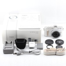 970shot  MINT w/Box  OLYMPUS PEN E-PL8 Digital Camera White 14-42mm Kit JAPAN
