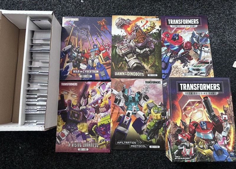 Transformers Deck Building Game And 4 X Expansions