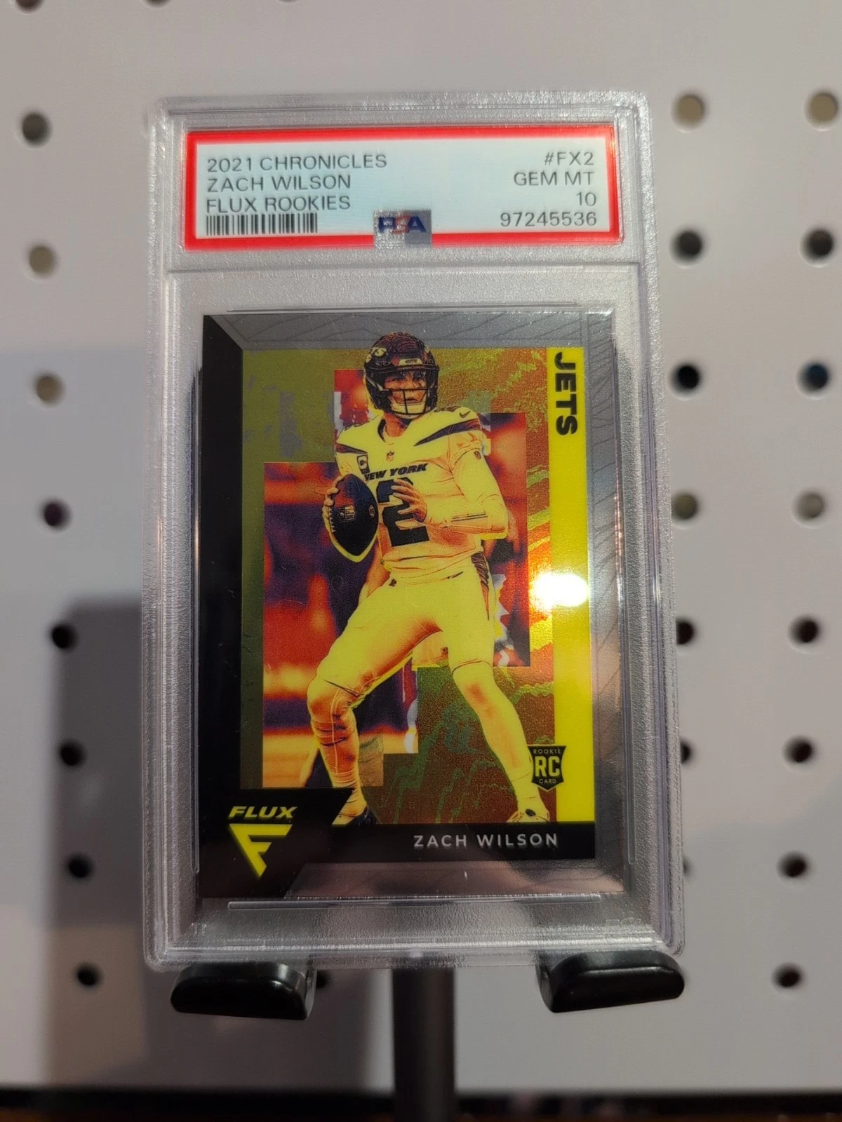 Zach Wilson Panini Chronicles Flux Rookies #FX2 Base