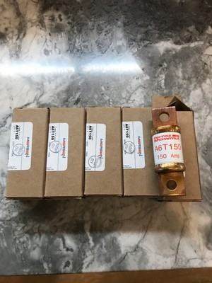 Mersen A6T150 150Amp (150A) A6T 600V Fast-Acting Fuse (Pack of 5)
