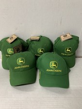  x5 - John Deere Green Owner's Edition Caps Hats Adjustable Lot Yellow-NEW  