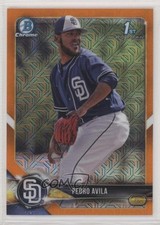 2018 Bowman Chrome Prospects Mega Box Orange Mojo Refractor /25 Pedro Avila 1kk