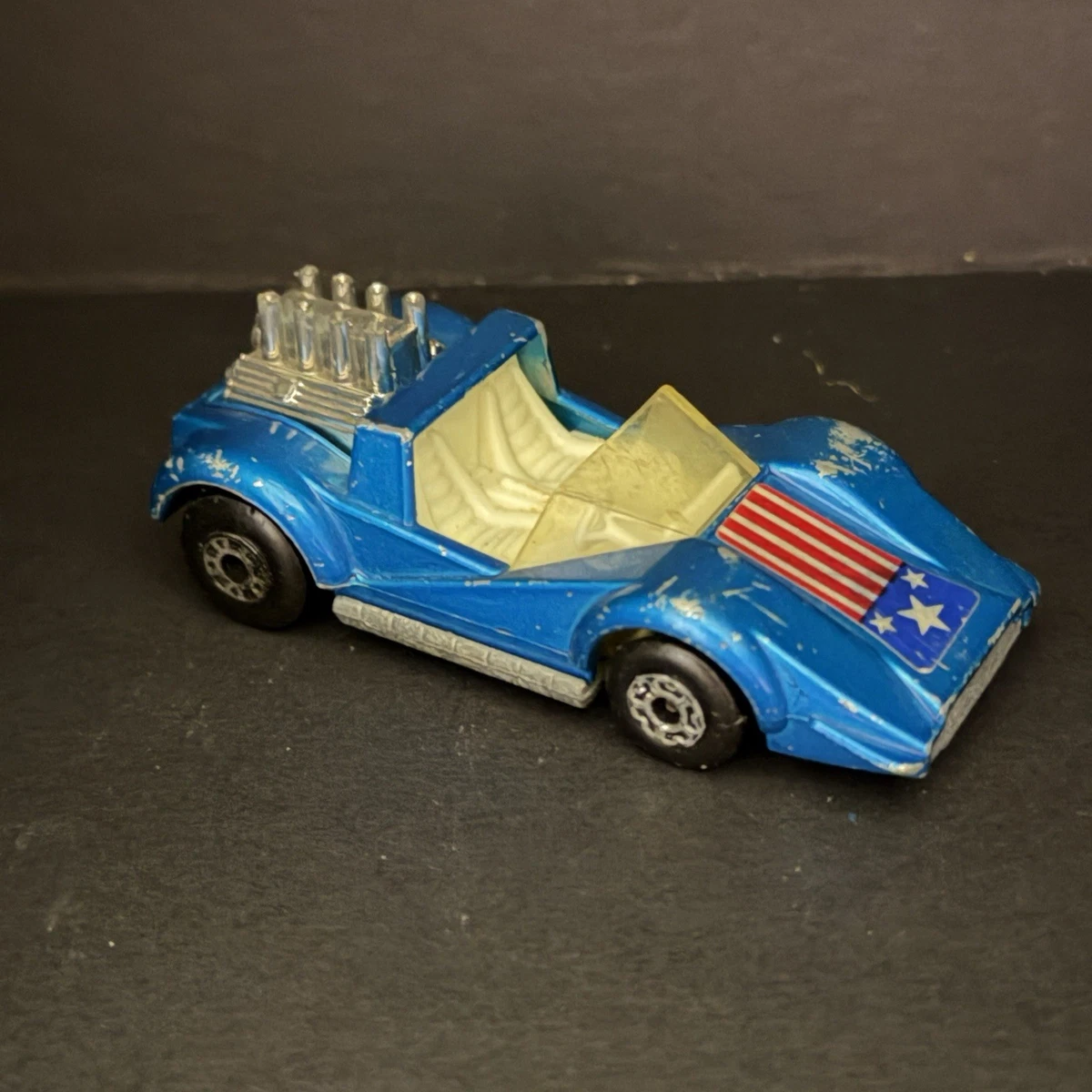 Matchbox Blue 1970 Vehicle Year Vintage Manufacture Diecast Cars
