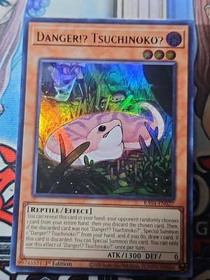 Danger!? Tsuchinoko? RA04-EN027 Ultra Rare 1st Edition LP 