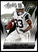 2014 ABSOLUTE RETAIL CHRIS IVORY #39 NEW YORK JETS 3988