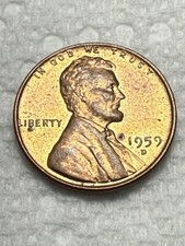 1959 D Lincoln Memorial Penny MS RD