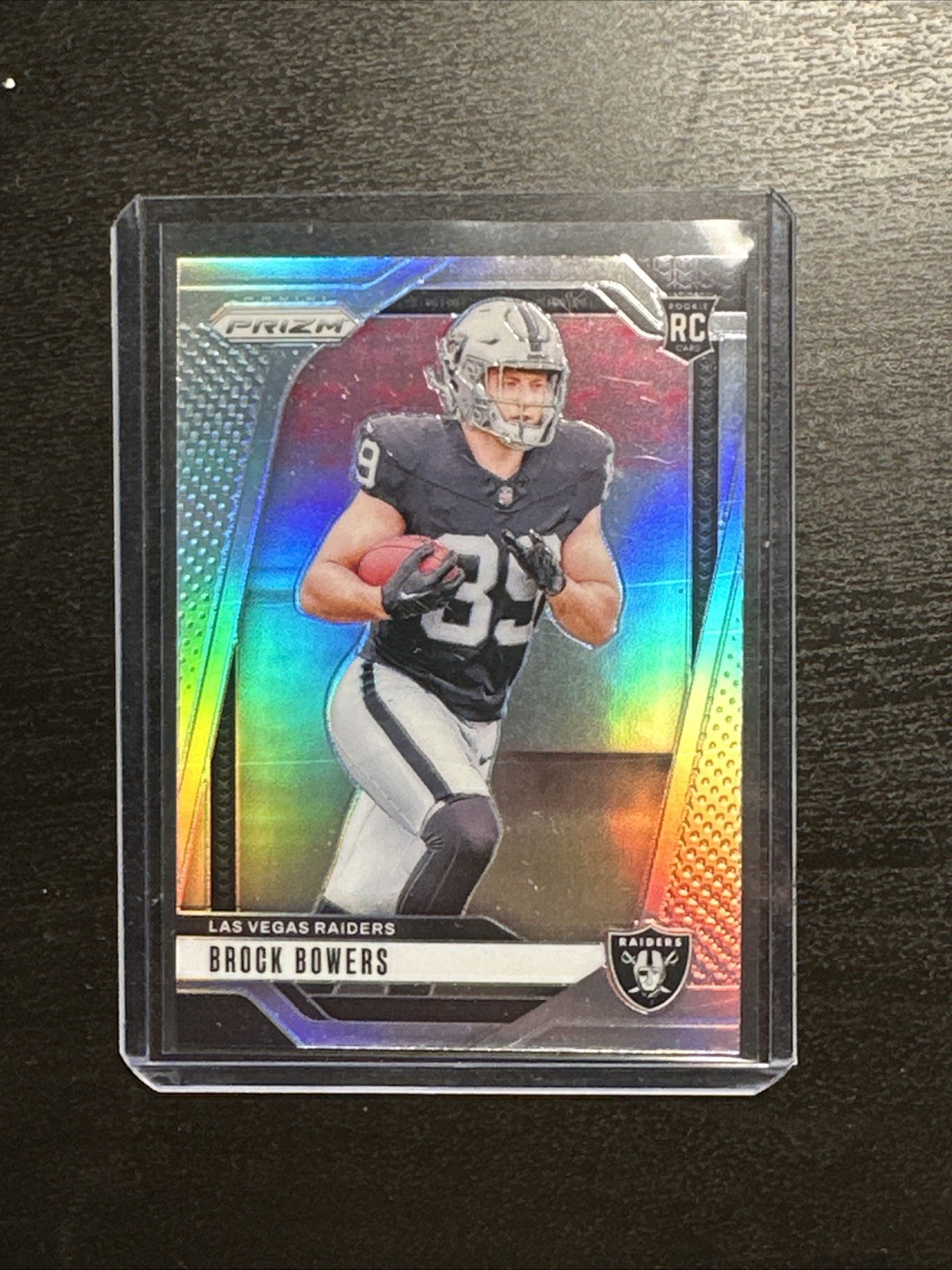 2024 Panini Prizm - Rookies Brock Bowers #315 Silver Prizm (RC)