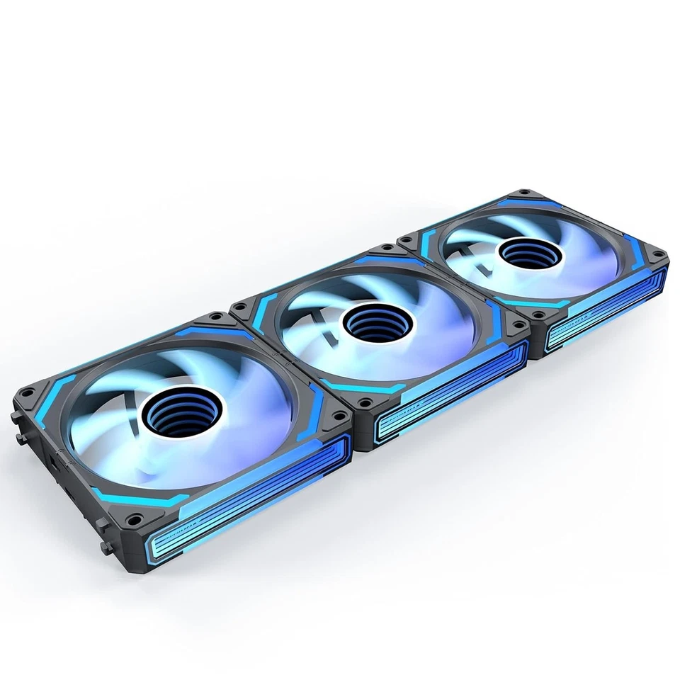 120mm RGB Fans for PCs - Dynamic Lighting & Efficient Cooling with FBD Design - Image 3 of 4