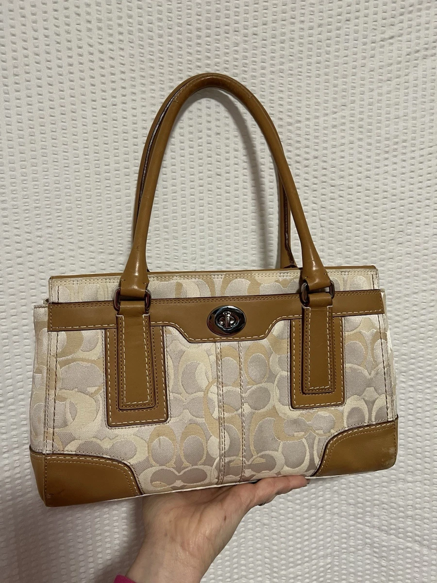 Coach Hampton Turn Lock Satchel/Top Handle Bag Handbags & Bags for