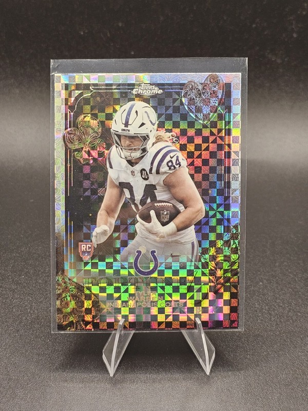 TYLER WARREN 2025 Topps Chrome #F15-40 Fortune 15 X-FRACTOR Rookie RC Colts