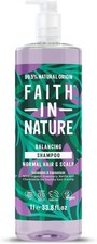 Faith in Nature 1L Natural Lavender & Geranium Shampoo, Balancing for Normal 14.50 per litre