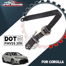 1x Front Right Passenger Seat Belt For 2014-2019 Toyota Corolla W/Pretensioner