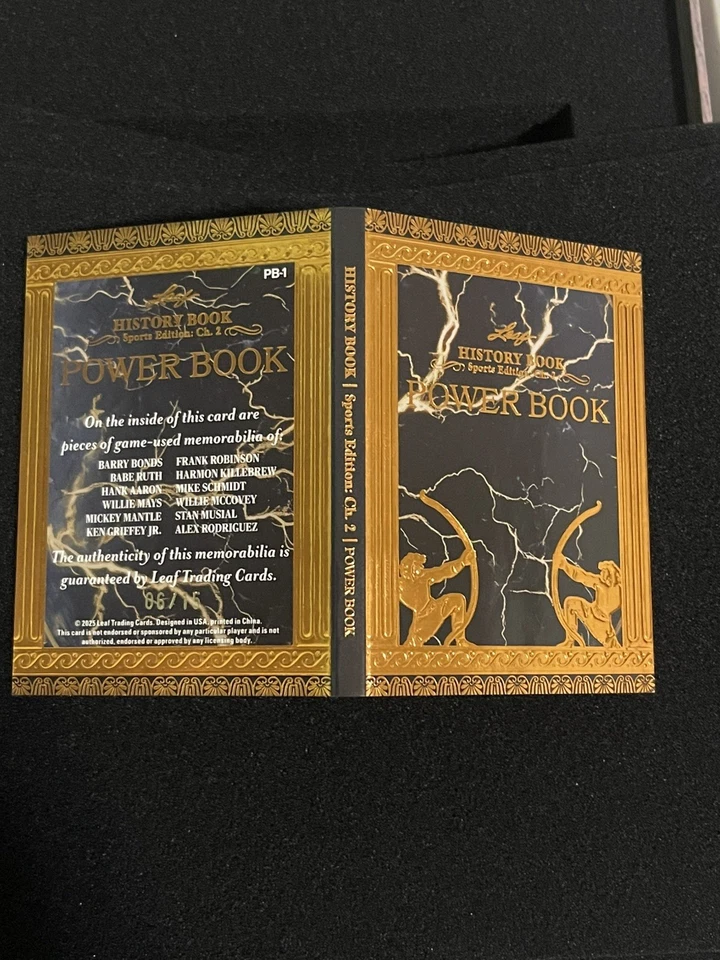 Libro de historia hoja 2025 capítulo 2. Power Book reliquia de 12 vías. Bonos. Mays, Ruth /15 Foto 2 de 2