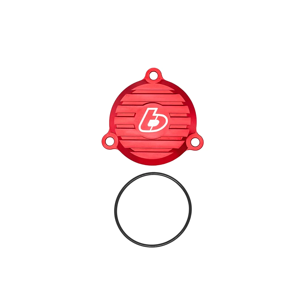TB Parts Billet Oil Filter Cover, Red – KLX140