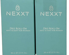 2x Nexxt Beauty Miami Roll-On Deodorant 1.7oz Aluminum-Free Paraben-Free Unisex