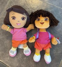 Ty Beanie Baby Dora The Explorer Beanie Babies Plush Stuffed Animal 8" 2 plush