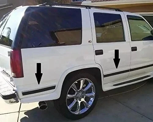 Autmotive Authority 1988-1998 Chevy Gmc Chrome Side Body Trim Molding Tahoe Pick Foto 2 de 4