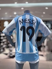 adidas 2006 Reissue Argentina #19 Messi Home Jersey JN3708 ✅Asian Size