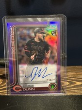 2025 Topps Chrome - Rookie Auto Blake Dunn #RA-BD Purple Refractor /250 (AU, RC)
