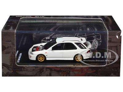 SUBARU IMPREZA WRX STI WAGON VER. VI RHD WHITE 1/64 DIECAST BY