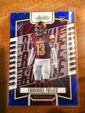 2023 Absolute Emmanuel Forbes Rookie Blue Parallel RC /199 Washington Commanders