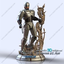 ROBOCOP, FILMEN, 1/4-1/24, FIGUR, FAN ART, 3D-DRUCK, STATUE, SANIX3D, MFW