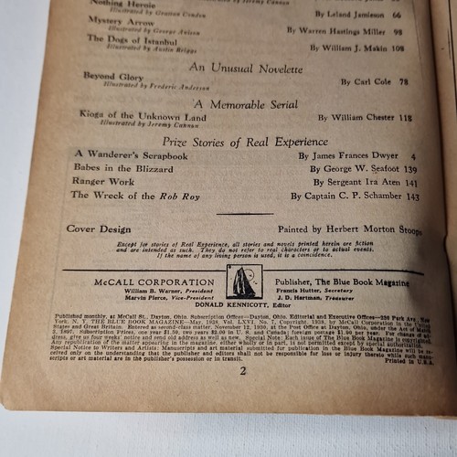 Blue Book of Fiction and Adventure VOL.66 No.7 May 1938 - See Pics for Condition - Picture 23 of 24