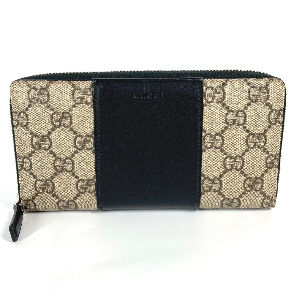 Portefeuille long Supreme GUCCI 451249 GG zippé portefeuille long